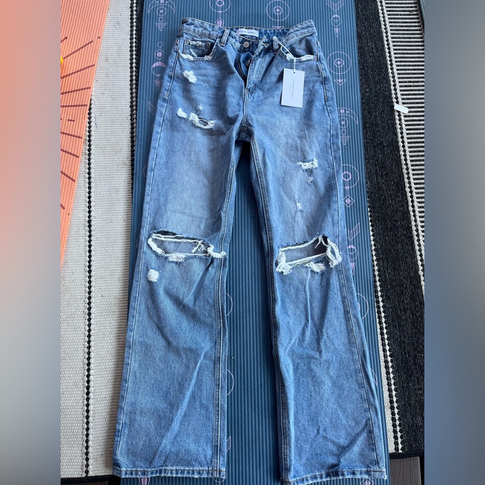 Flying Monkey Super High Rise 90’s Vintage Flare Jeans Size 26 - Picture 5 of 11